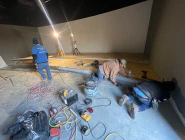 Photos by Qc Construction #1 Commercial gym build
Framing
Insulation
Drywall
Tape& float
Paint
Carpentry
