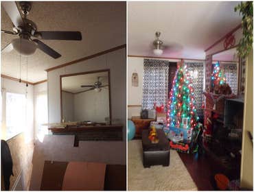 fire place room renewed!!