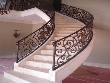 Travertine Staircase