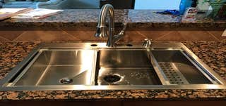 Kitchen sink install
