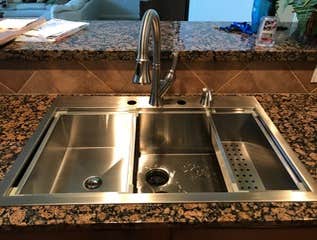 Kitchen sink install