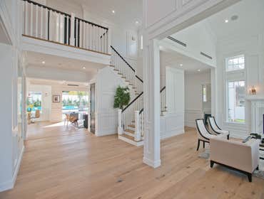 high ceiling entry