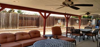 We built wood patio cover
