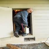 Nathan Treating a crawl space