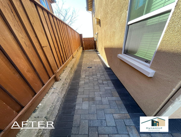Pavers Project at Dublin (before and after)