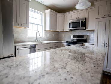 Modern Kitchen Upgrade This was just cabinets & counter top upgrades, but it sure brought this kitchen back to life!