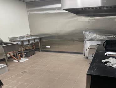 Photos by H&l Master Construction #24 New commercial kitchen add on . New plumbing water supply line ,new kitchen drain line ,new electric run, new com