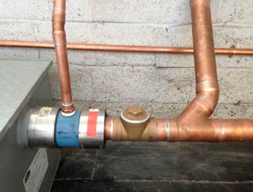 Project photos from Toce Plumbing Light commercial work done in Oakland, CA (40th Street).