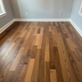 Laminate floor installation