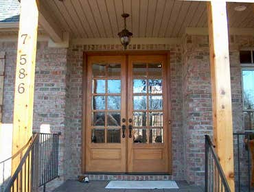 ENTRYWAY MAHOGANY DOORS