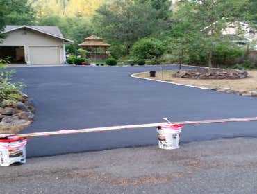 Driveway reseal