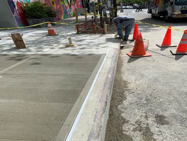 Photos by New Mh Contracting Inc #1 Sidewalk PSI4000 concrete