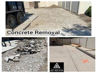 Photos by Advir Construction #10 Remove old concrete install new