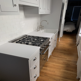 Chelsea - Bathroom and kitchen remodel Kitchen Bathroom renovation in a studio apartment. DeVol kitchen cabinetry. Waterworks and Toto bathroom suit, c