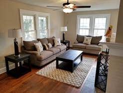 rehab project This project consisted of redoing the roof, putting in a new septic system, new windows, as well as both the front and back porches. We 
