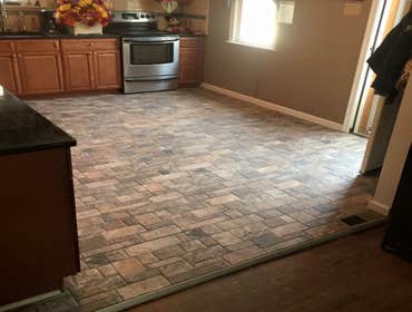 Photos by J. Roberts Installations #7 new tile floors can really bring new life to your kitchen