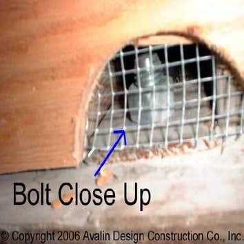 House Bolting in Los Angeles Foundation bolting (house bolting), is a process of attaching a house to its concrete foundation. The up-and-down and side