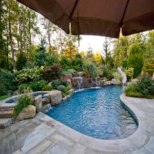 Poolside Landcape