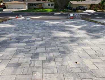 Photos by Perfect Line Remodeling #1 pavers court yard from angelus