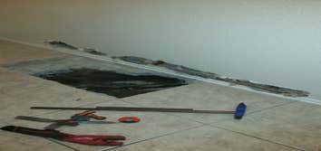 Slab leak