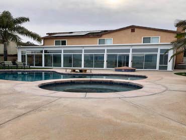 Photos by American Home Improvement Inc #22 Hardscape and patio enclosure project