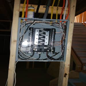 Photos from Rymez Electric We remodeled and upgraded a panel bow and all electrical wiring, lighting, receptacles and, switches.