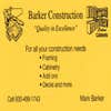 Barker Construction logo