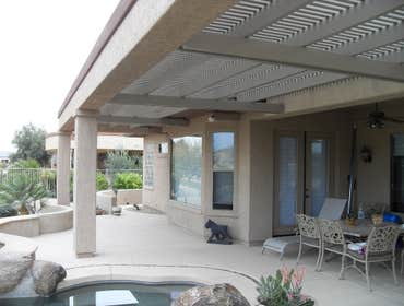 Custom Patios We offer quality work that is unmatched. All our products are built to code and with your satisfaction in mind.