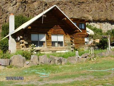 Old log home with Alum Windows