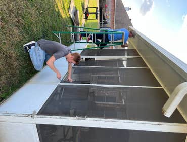 Photos by Traclif LLC #1 Porch screen repairs