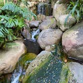 Sandstone waterfall