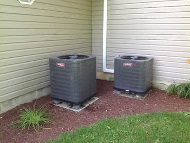 Photo(s) from Gp Mechanical Services, Llc AirTemp Heat Pumps One 2 ton add on to existing oil furnace.
One 1-1/2 ton Heat Pump for Master Suite.
Wa