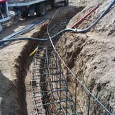 CIRCULAR RETAINING WALLS BEATIFUL DESIGN FOR CIRCULAR RETAINING WALLS FOR NEW LANDSCAPE PLANTING, DESIGNED AND BUILDED BY OUR COMPANY.