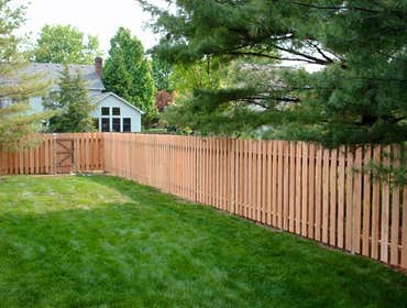 Wood fences
