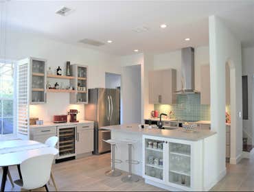 Kitchen and Poweder Bath Clean & Contemporary Kitchen and Powder Bath