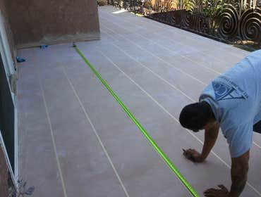 Manzanita , Lake Forest deck water proofing, re flash and paper sliding doors, re stucco, paint
