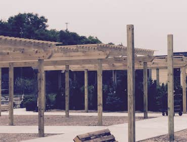 New pergolas ,Garden center.