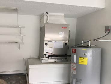 Air Handler install in garage