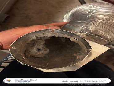 Photo(s) from Dustless Duct Air duct cleaning services in Hollywood, FL and surrounding areas.