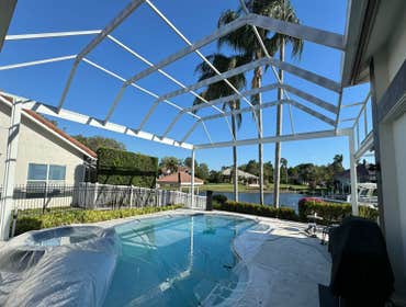 Modern Pool Cage Painting