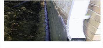 Foundation Waterproofing Outside Pictures show the process of waterproofing basement from outside. The installation process includes installing waterpr