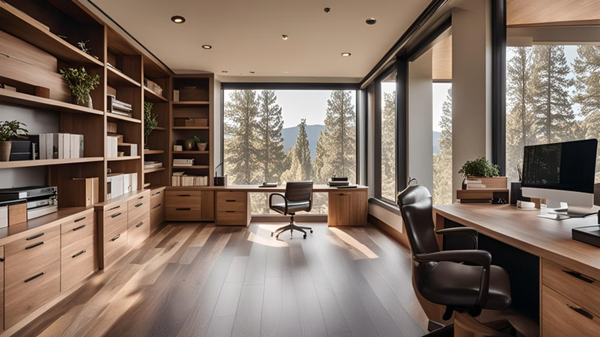 Nature-Inspired Home Office