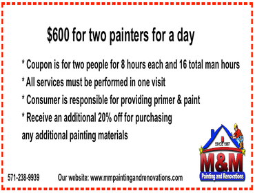 M&M Painting's Coupons