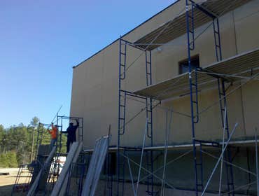 Columbia County Detention Center 10,000 SF Addition to the Columbia County Jail in Augusta, GA. Scope included: EIFS, 1'x1' Acoustical Glue up Tile Ce