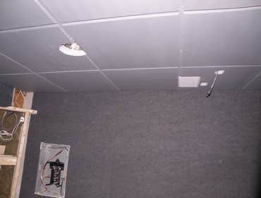 Photos from Vh improvement inc transforms a room in the basement into a media room