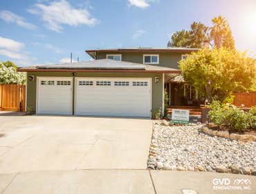 James Hardie Siding Replacement Check out this incredible exterior transformation in Pleasanton, CA completed by GVD Renovations.