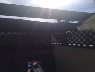 Ontario Ca. Remove and rebuild-paint patio cover