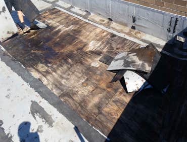 Flat roof Chicago from Jj Construction Enterprises Inc Fixed joists, Replaced plywoods, install new roof.