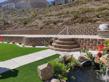 Retaining walls Retaining walls are essential for preventing soil erosion, managing runoff, and stabilizing your landscape—especially with rain and sno