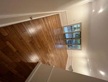 Family Room Hardwood Refinishing